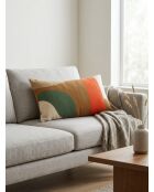Coussin Brod Hary marron caramel - 30x50cm