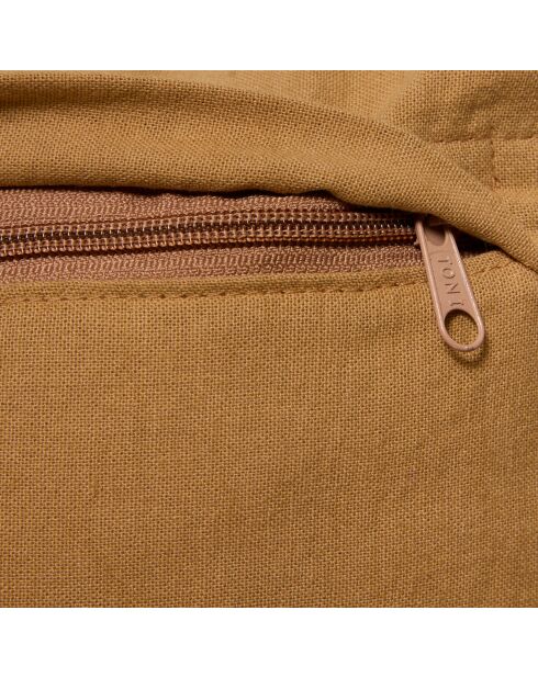 Coussin Brod Hary marron caramel - 30x50cm