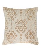 Coussin en coton Ozel ivoire - 40x40cm