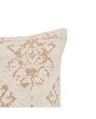 Coussin en coton Ozel ivoire - 40x40cm