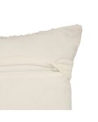 Coussin en coton Ozel ivoire - 40x40cm