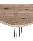 Table café Neile marron