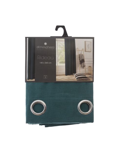 Tenda Panama blu anatra - 140x260cm