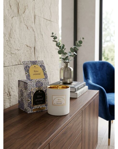 Bougie parfumée en céramique Lucia Santal blanc - 250g