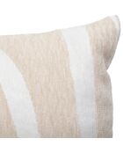 Coussin Jacq Madini beige lin - 30x50cm