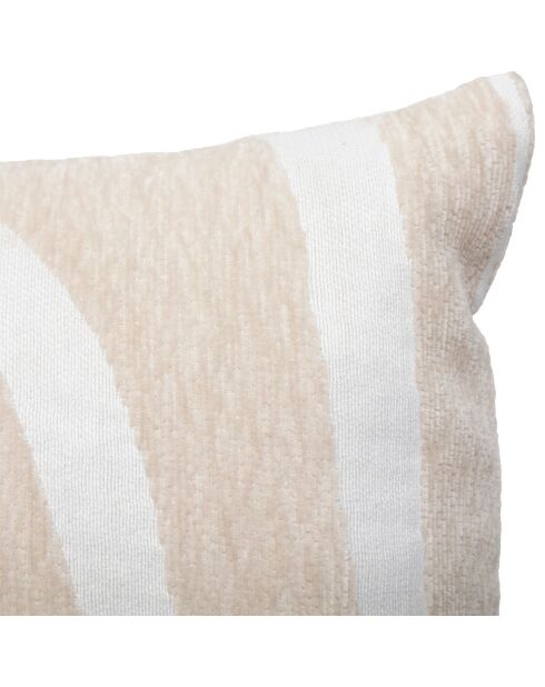 Coussin Jacq Madini beige lin - 30x50cm
