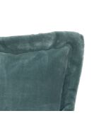 Cojín de franela de peluche azul claro - 53 x 53 cm