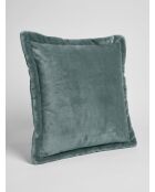 Cojín de franela de peluche azul claro - 53 x 53 cm