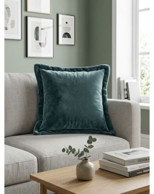 Coussin flanelle  Cuddly bleu clair - 53x53cm