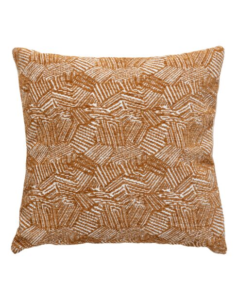 Housse de Coussin Jani marron caramel - 40x40cm