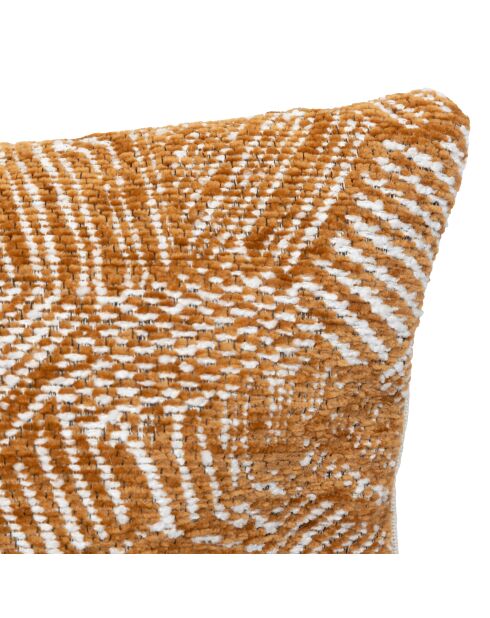 Housse de Coussin Jani marron caramel - 40x40cm