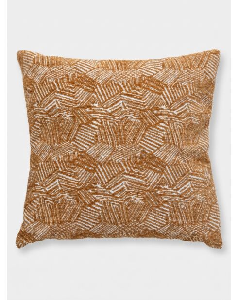 Housse de Coussin Jani marron caramel - 40x40cm