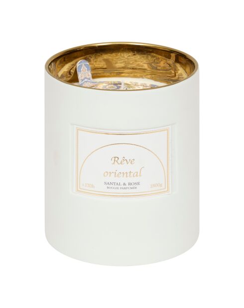 Bougie parfumée en céramique Lucia Santal - 1800g