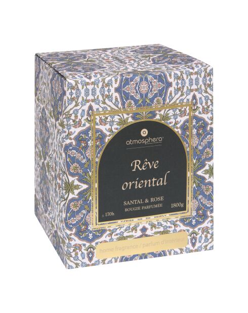 Bougie parfumée en céramique Lucia Santal - 1800g