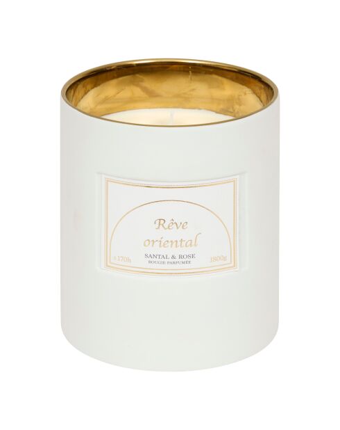 Bougie parfumée en céramique Lucia Santal - 1800g