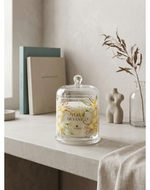 Bougie parfumée en verre jaune - 240g