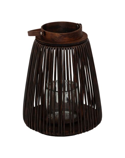 Lanterne hopia noir - H. 31cm