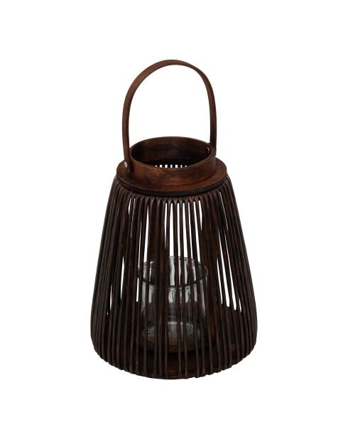 Lanterne hopia noir - H. 31cm