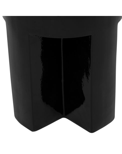 Table café totem Kriz noire - 41x34x34 cm