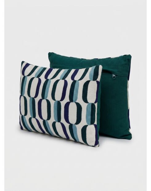 Coussin Brod Hary bleu - 30x50cm