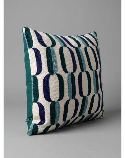 Coussin Brod Hary bleu - 30x50cm