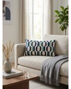 Coussin Brod Hary bleu - 30x50cm