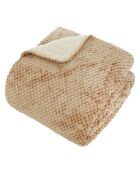 Plaid Lyno beige in lino - 130x170cm