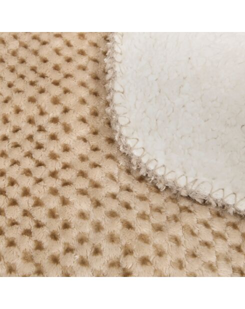 Plaid Lyno beige in lino - 130x170cm