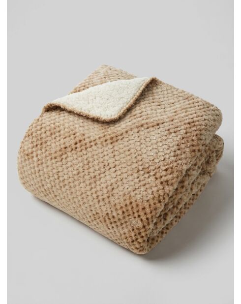 Plaid Lyno beige in lino - 130x170cm