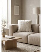Coussin Zephy blanc - 45x45cm