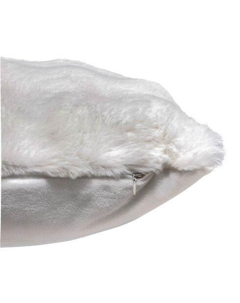 Coussin Zephy blanc - 45x45cm