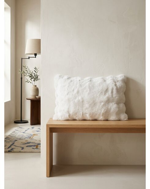 Coussin Zephy blanc - 50x80cm