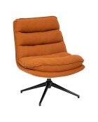 Silla giratoria Harper ámbar/negro