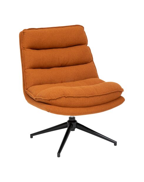 Silla giratoria Harper ámbar/negro