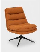 Silla giratoria Harper ámbar/negro