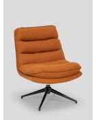 Silla giratoria Harper ámbar/negro