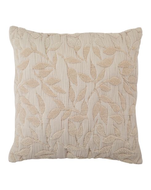 Coussin jacq letho beige - 50x50cm