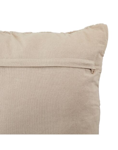 Coussin jacq letho beige - 50x50cm