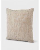 Coussin jacq letho beige - 50x50cm
