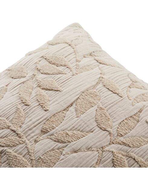 Coussin jacq letho beige - 50x50cm