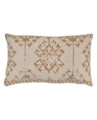 Coussin en coton Ozel ivoire - 30x50cm