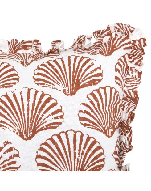 Coussin oceania terracotta - 38x58cm