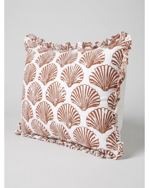 Coussin oceania terracotta - 38x58cm