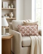 Coussin oceania terracotta - 38x58cm