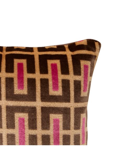 Coussin jacquard Bellissima multicolore - 40x40cm