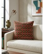 Coussin jacquard Bellissima multicolore - 40x40cm
