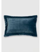 Aegean Blue Kuschelkissen aus Flanell, 38 x 58 cm