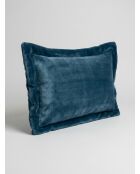 Aegean Blue Kuschelkissen aus Flanell, 38 x 58 cm