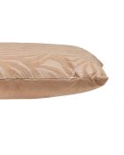 Coussin en velours Tigris beige lin - 30x50cm