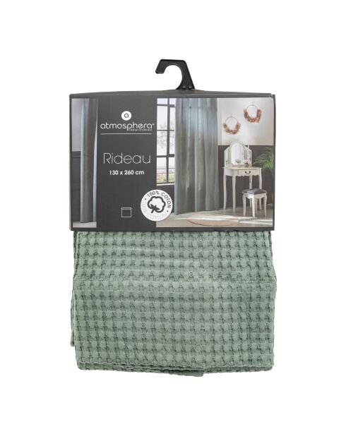 Tenda Abeil Widdy verde celadon - 130x260cm